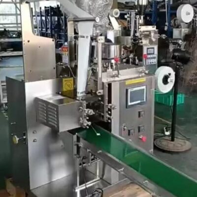 Tea Bag Packaging Machine with Thread and Label